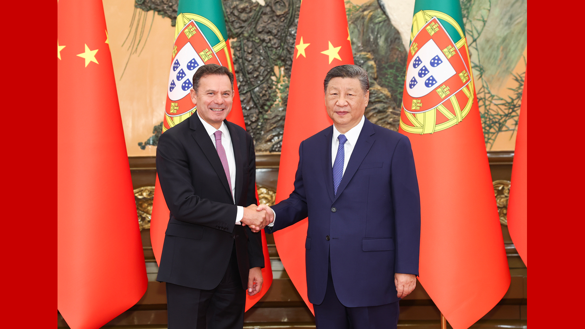 習(xí)近平會(huì)見葡萄牙總理蒙特內(nèi)格羅
